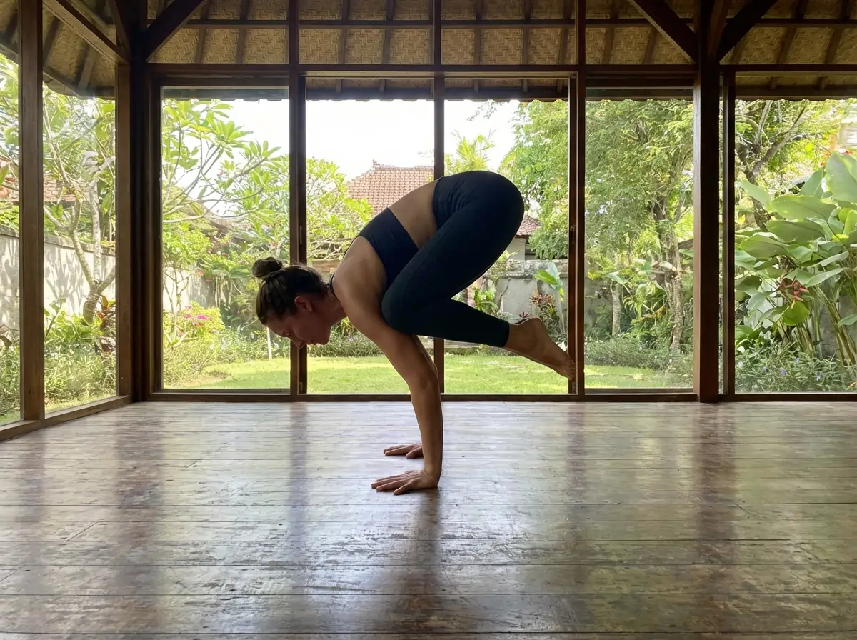 Crane Yoga Pose (Bakasana)