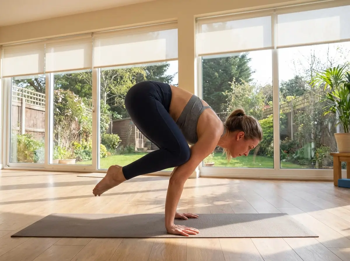 Crane Pose Yoga (Bakasana)
